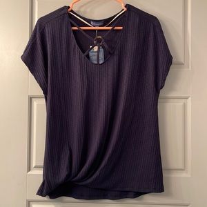 NWT Democracy Short Sleeve Top